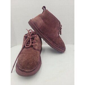 UGG NEUMEL Burgandy Red / Men's Chukka Ankle Boot 7 US 40 EU